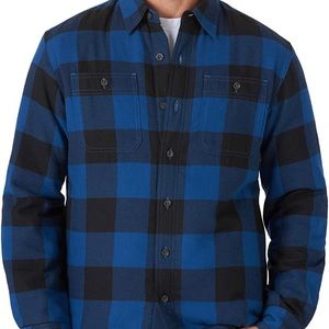 Blue Wrangler Flannel Jacket